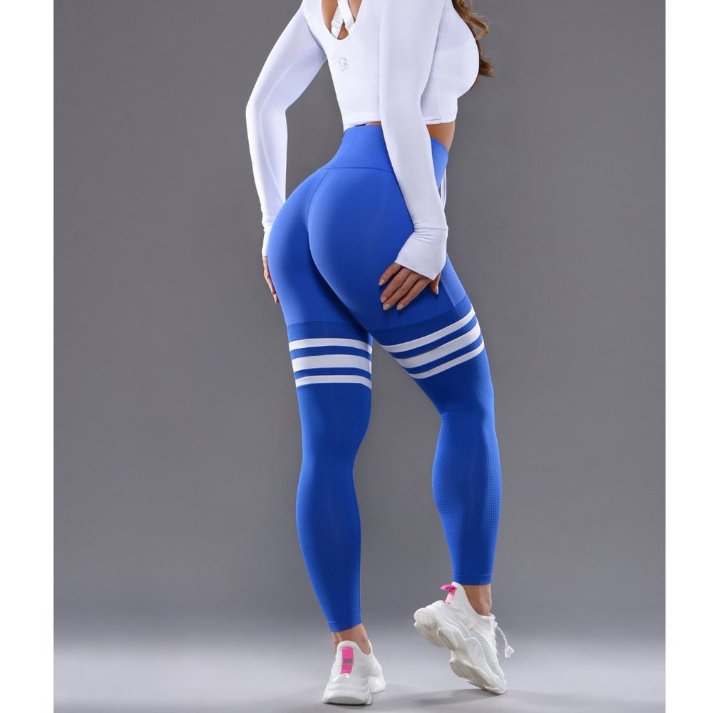 Bombshell Sportswear Thigh-Highs Solid Leggings